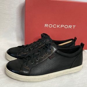 Rockport Willa Lace to Toe Sneaker - black